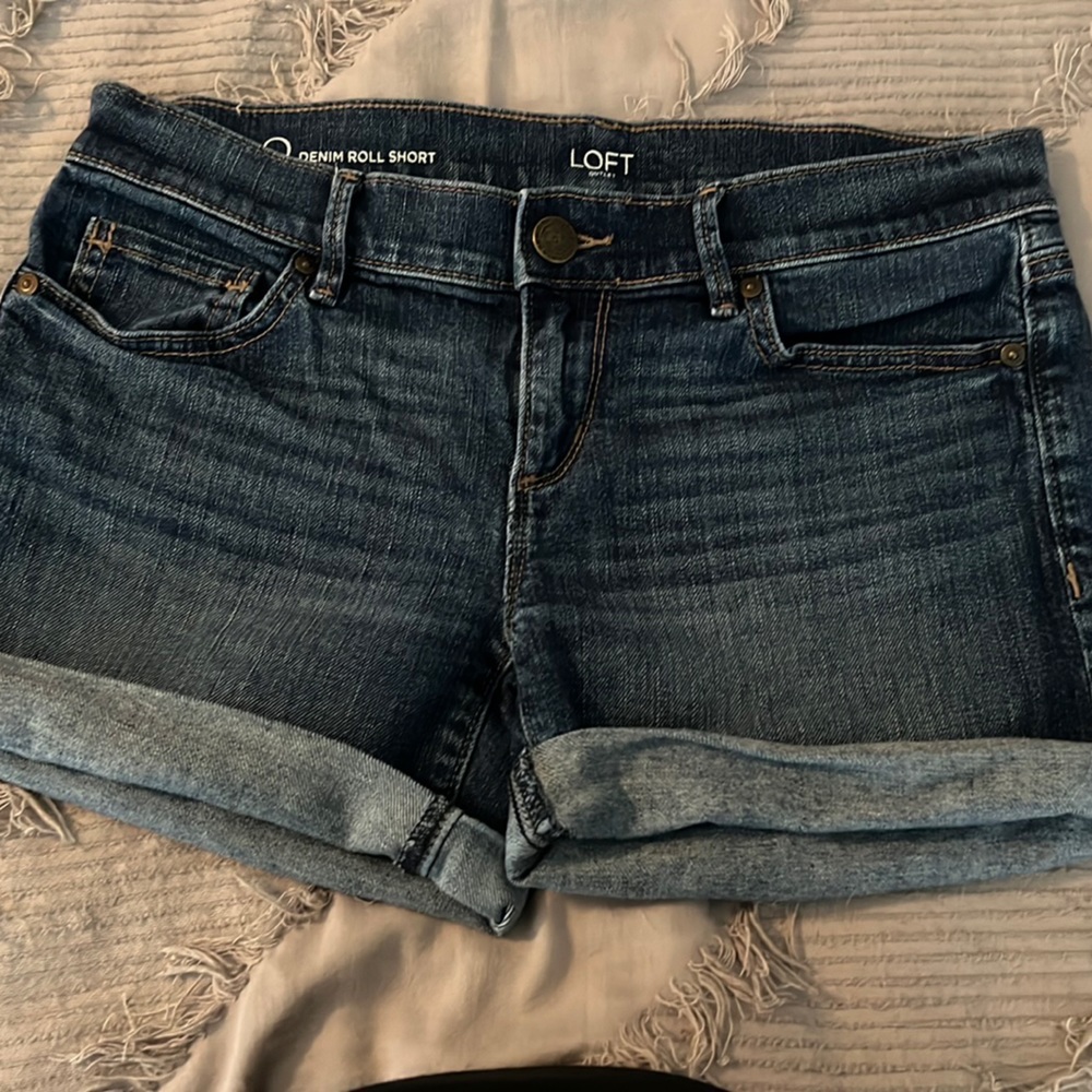 Loft denim shorts